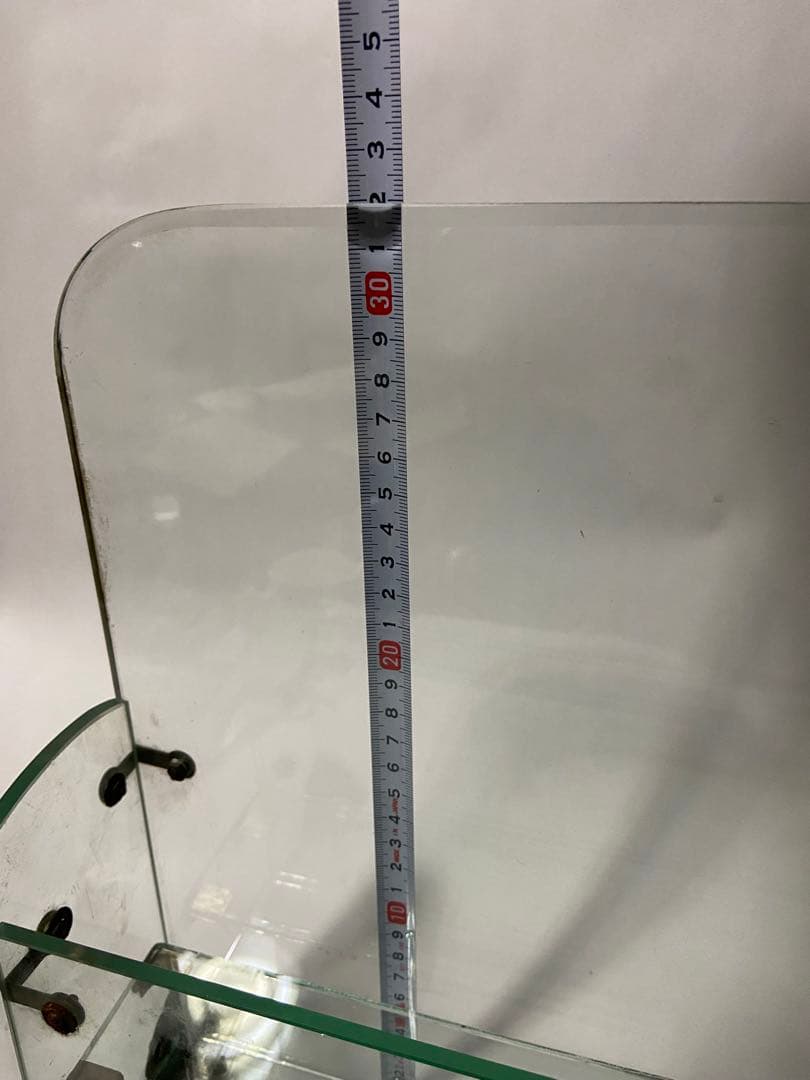 昭和レトロ ガラスの店舗用什器 文房具屋さん 飾り棚 硝子 ディスプレイケース