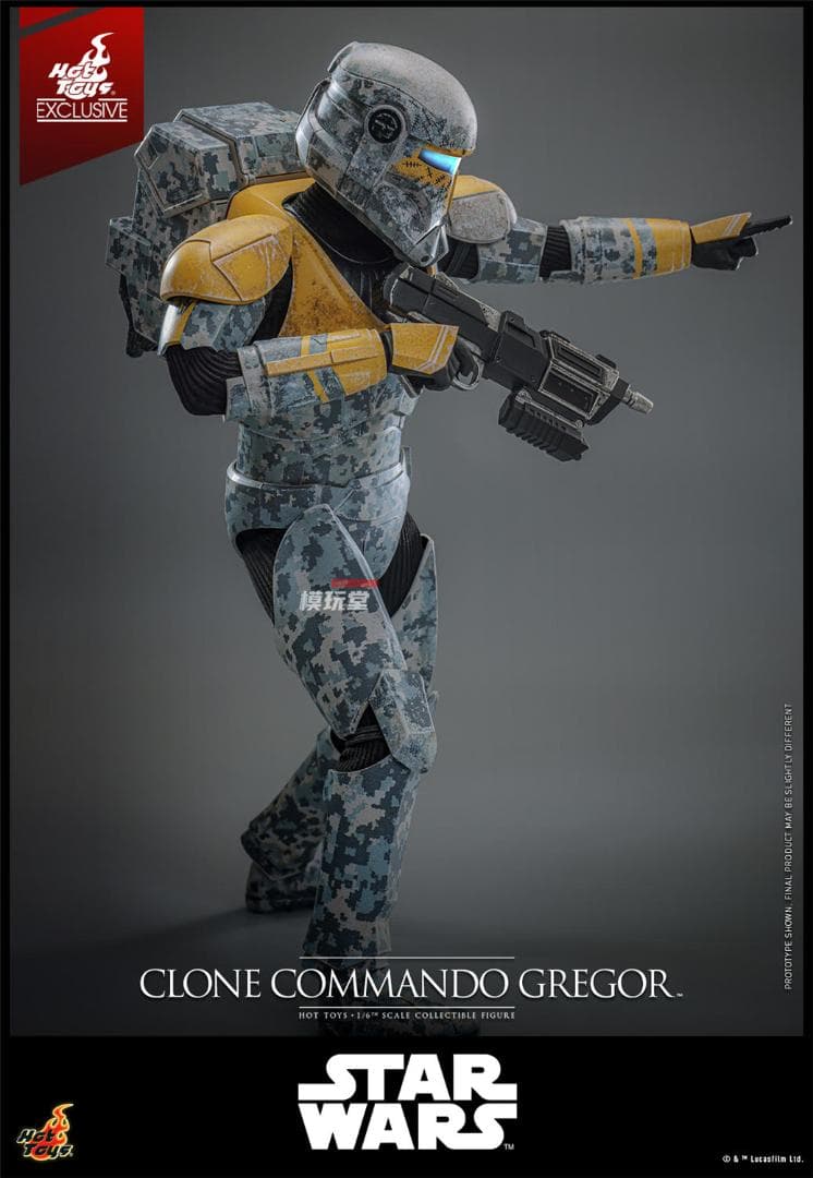 ホットトイズ1/6スター・ウォーズ クローン・コマンドー・グレガー TMS155