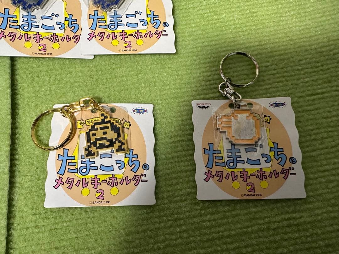1997年 たまごっち メタルキーホルダー2 7種 14個セット