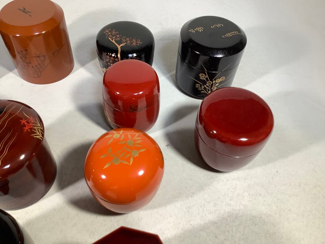 井伊宗観好　十二月茶器　棗　塗師　峰春　茶道具　送料無料
