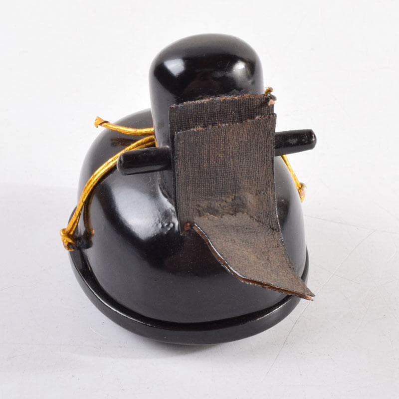 茶道具　黒漆　冠　香合　時代箱　N　8967