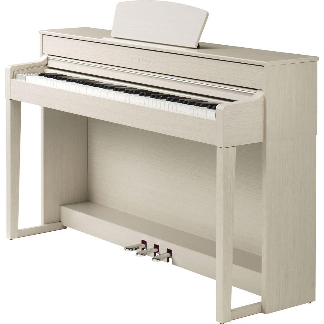 【美品】YAMAHA クラビノーバ CLP-535WA ホワイト 椅子・説明書付