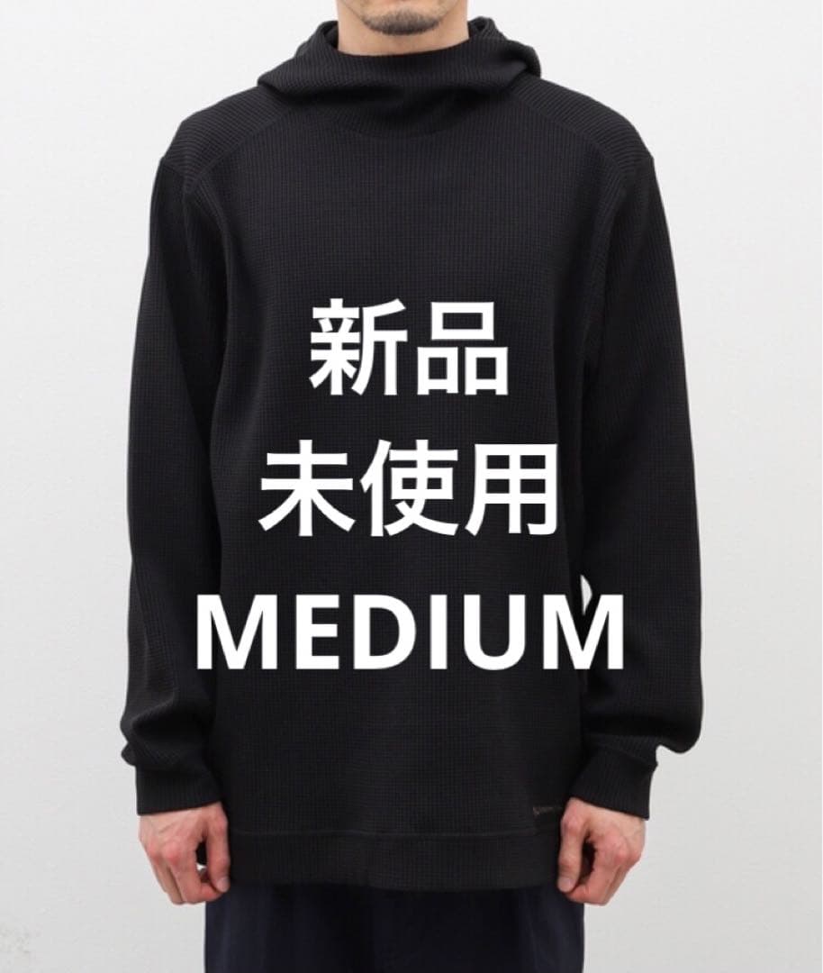 【新品】 Peak Dry Waffle Hoodie Black