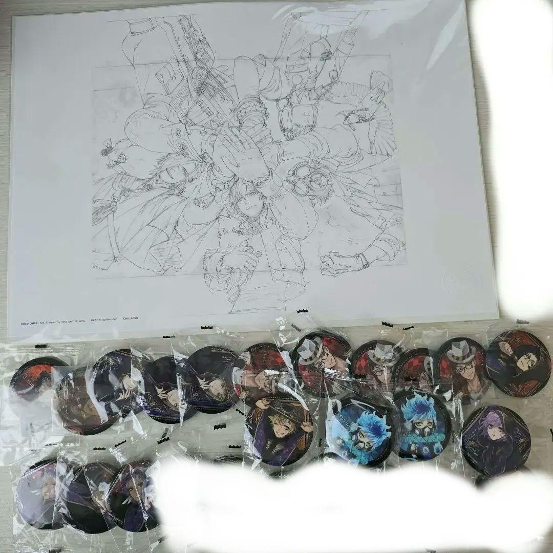 ドラマダ　複製原画　キラル　ツイステ　缶バッジ　蒼葉　ノイズ　集合