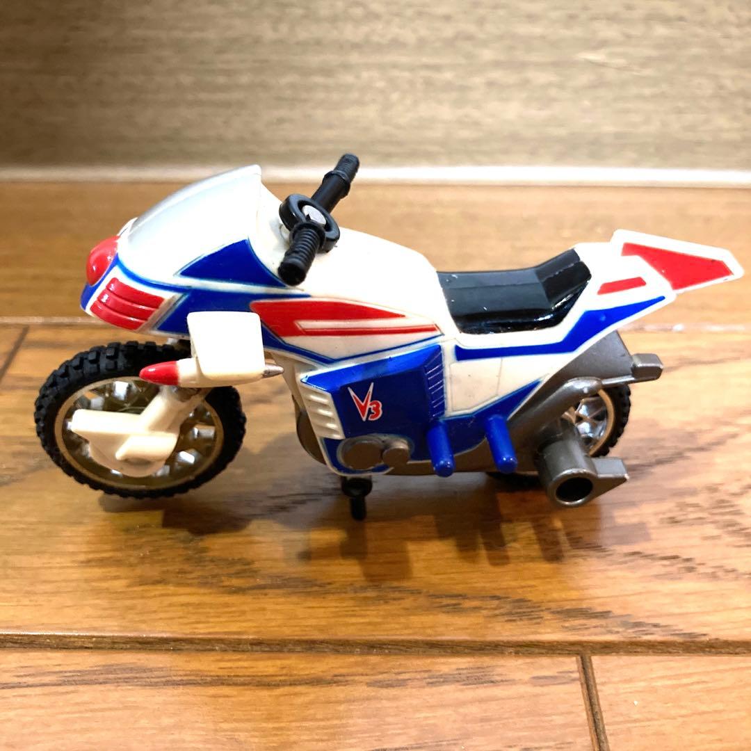 仮面ライダーV3 ハリケーン ミニカー 昭和 レトロ CSM SHF 真骨彫