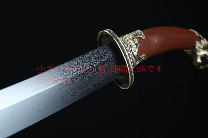 清腰刀刺繍春刀一体模様鋼唐横刀牛尾刀 古兵器 武具 刀装具 日本刀 模造刀 居合