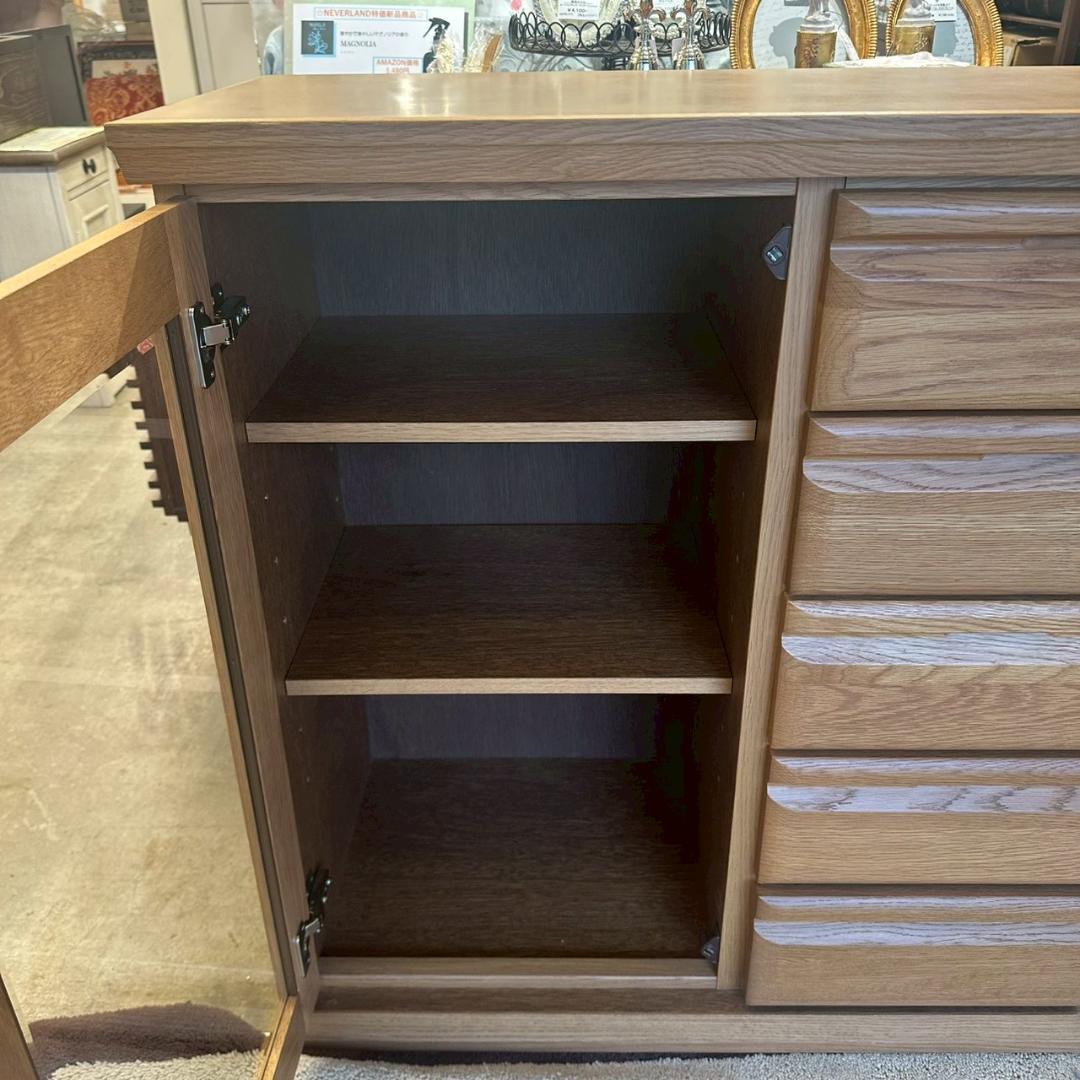 iΦ 【 高級 】大雪木工 旭川家具 サイドボード キャビネット リビングボード