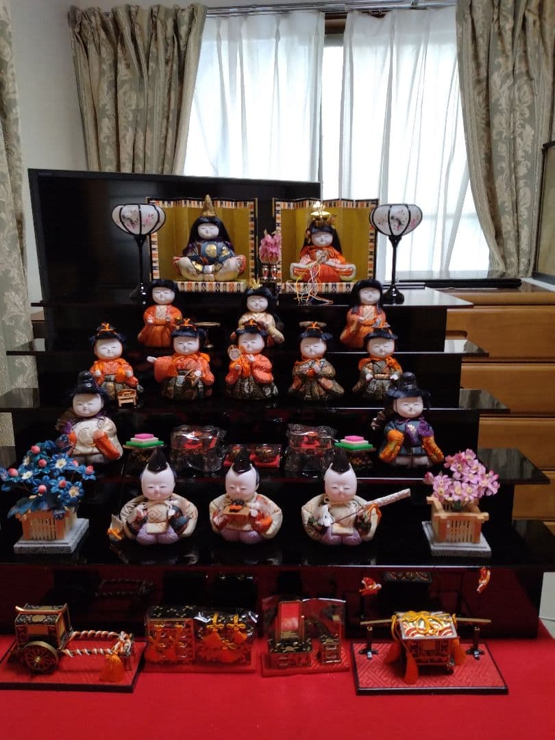 木目込みミニ雛人形