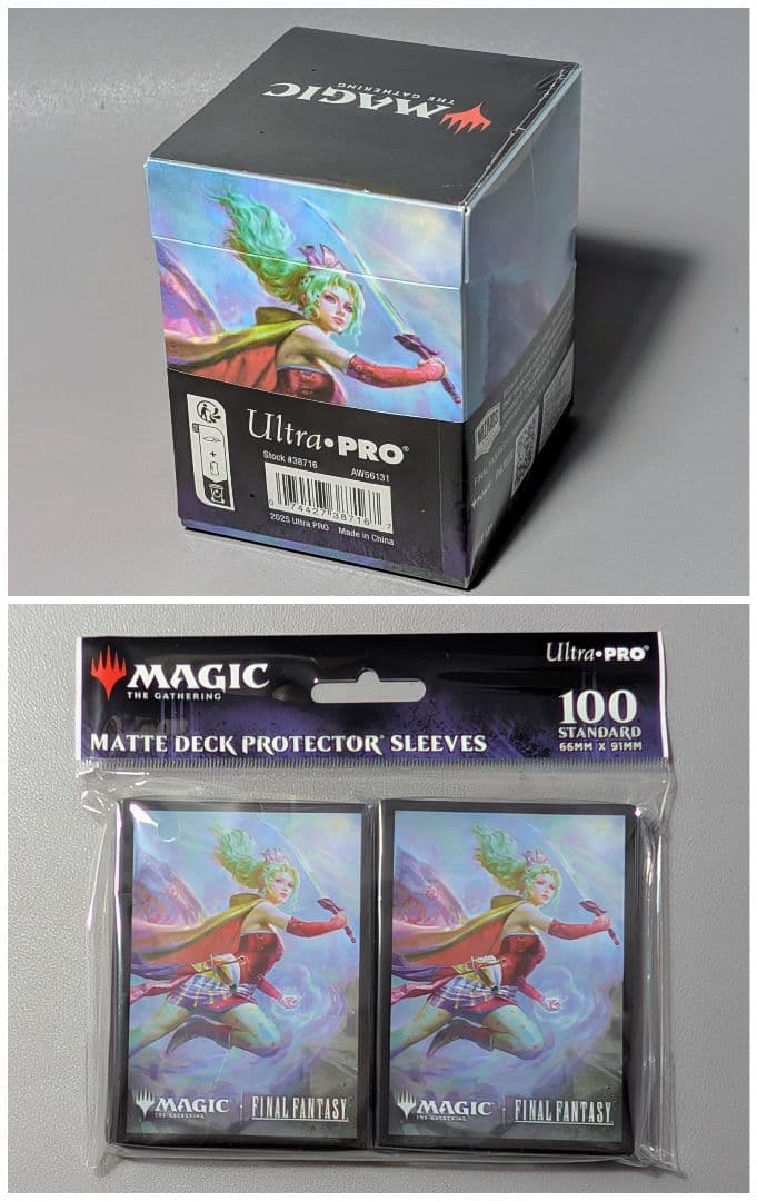 の*る様 【未使用】MTG　魔導の力を持つ少女、ティナ　スリーブ＆デッキボックス