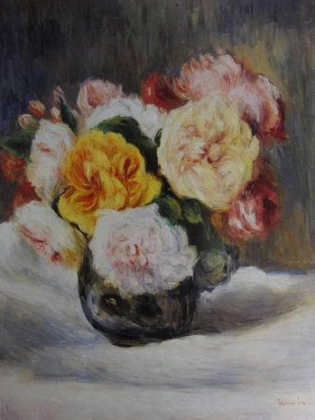 ルノワール、「BOUQUET DE ROSES」、海外版超希少レゾネ