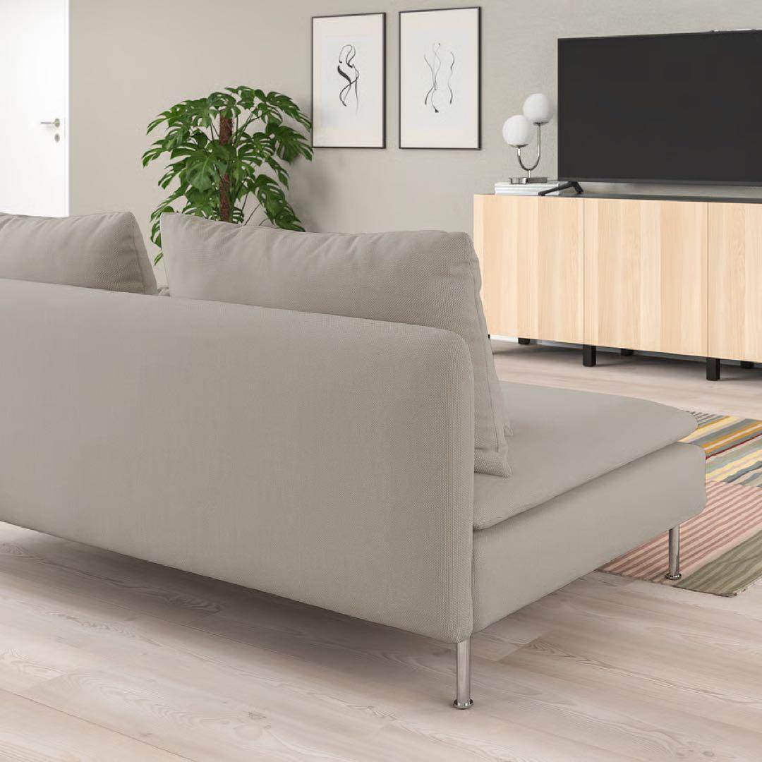【2週間限定・極美品】IKEA ソーデルハムン ソファ ライトベージュ