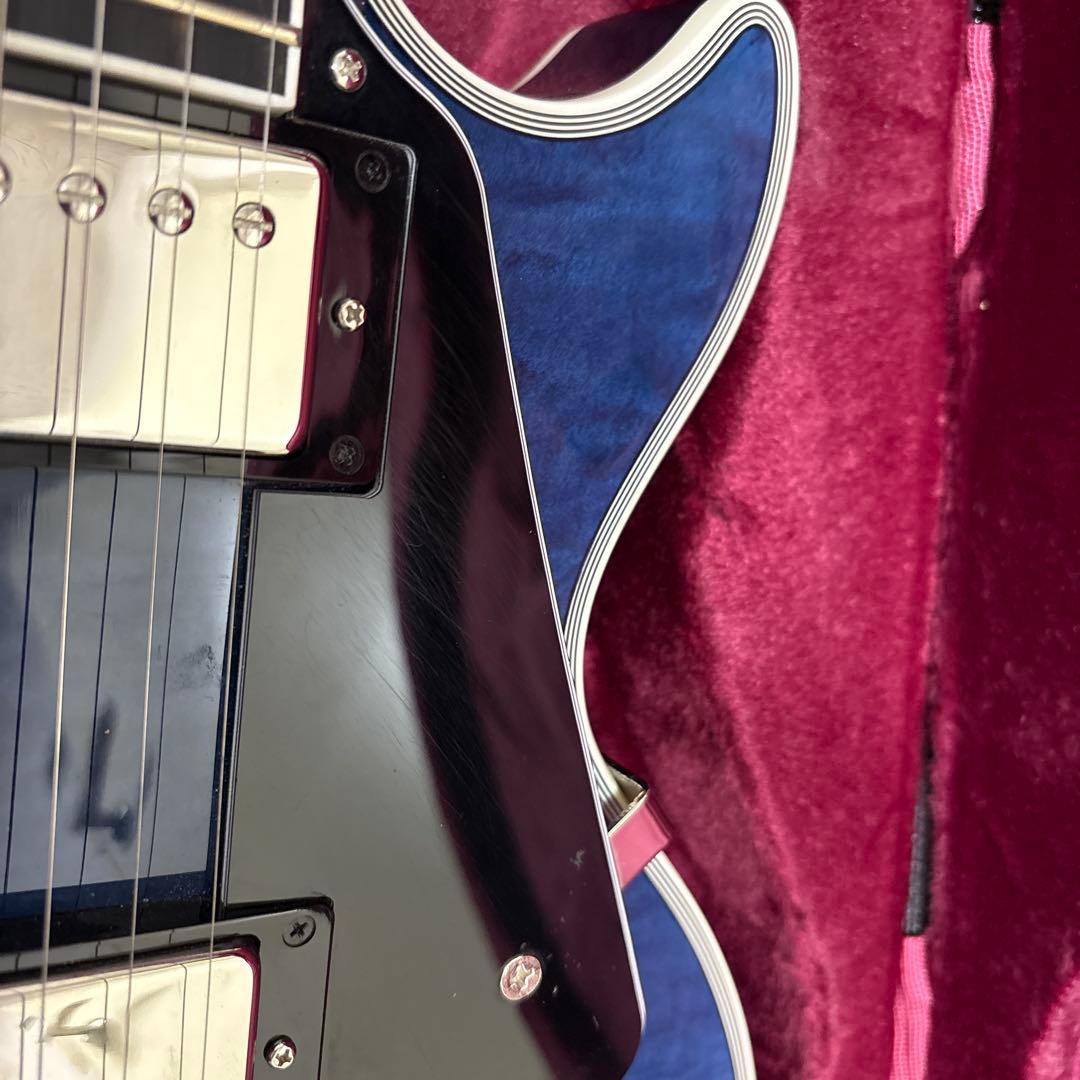 ギター Epiphone LesPaul Custom Quilt Viper Blue