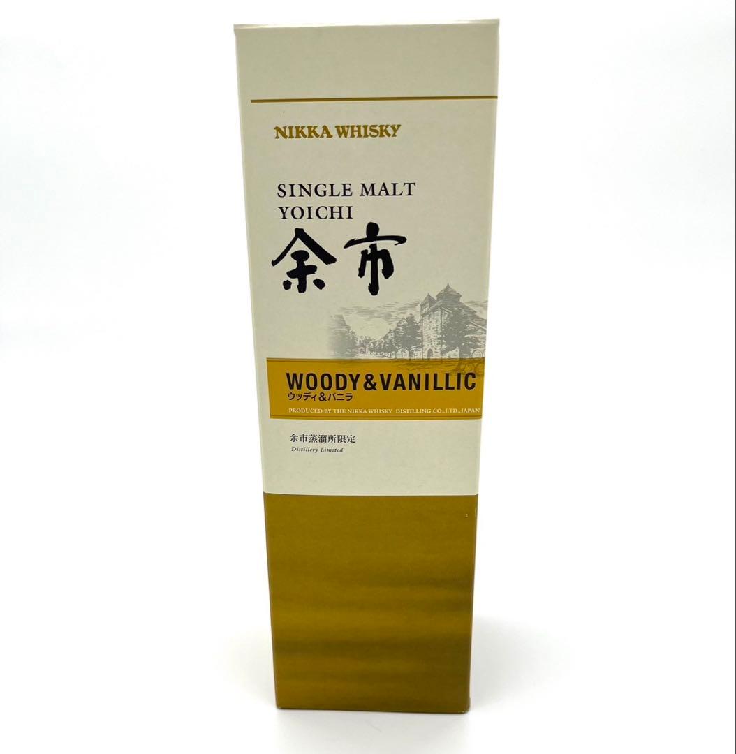 【未開栓・箱付】NIKKA 余市 ウッディ＆バニラ 500ml 4本セット