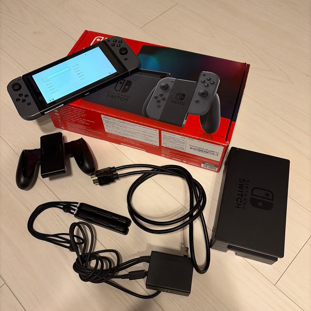 Nintendo Switch グレー 本体 付属品あり