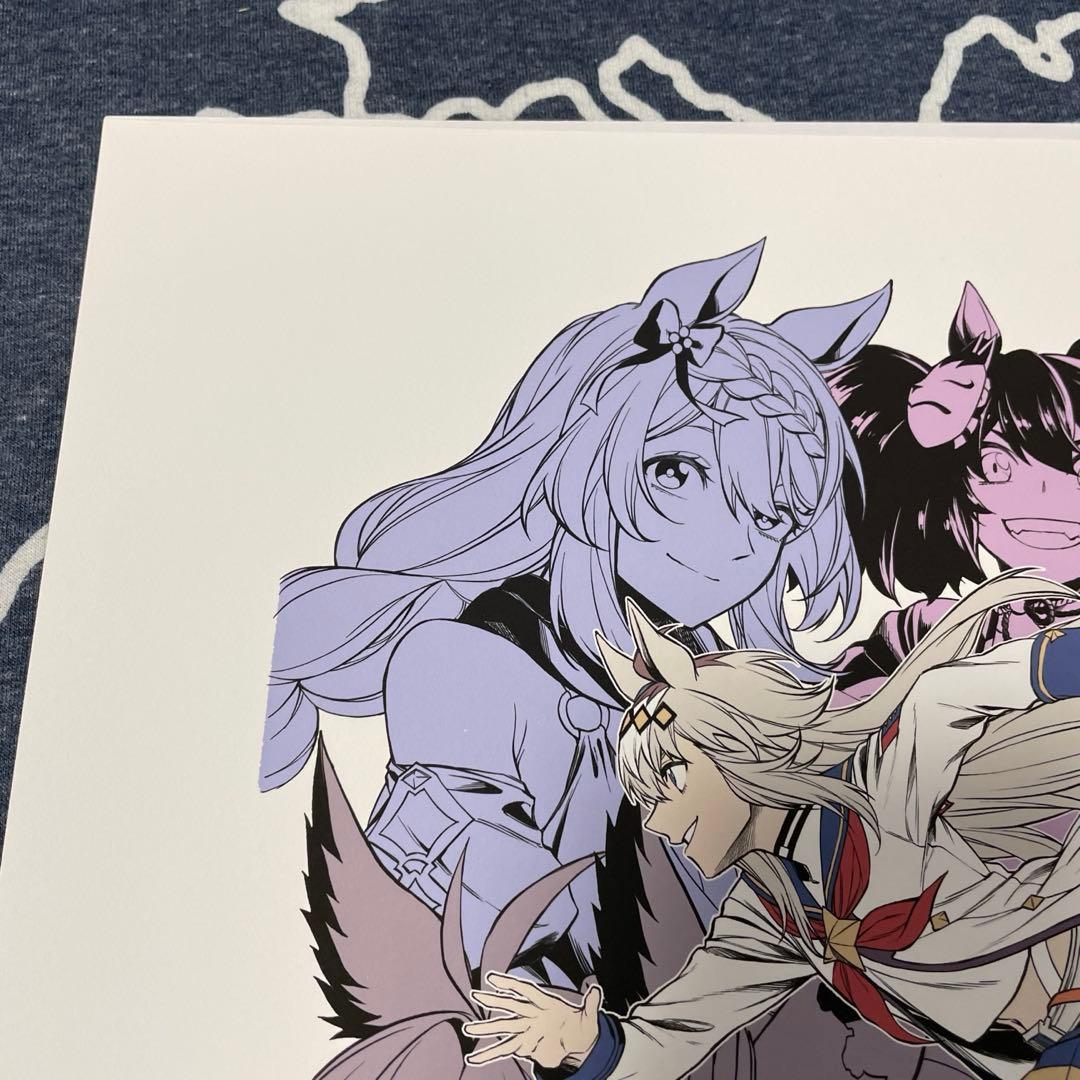 ウマ娘シンデレラグレイ　複製原画　ヤングジャンプ　42号　A3