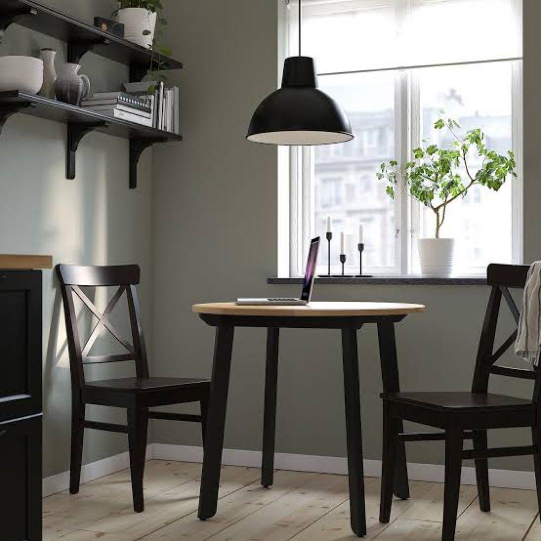【たつ】IKEA 丸テーブル GAMLARED ガムラレード