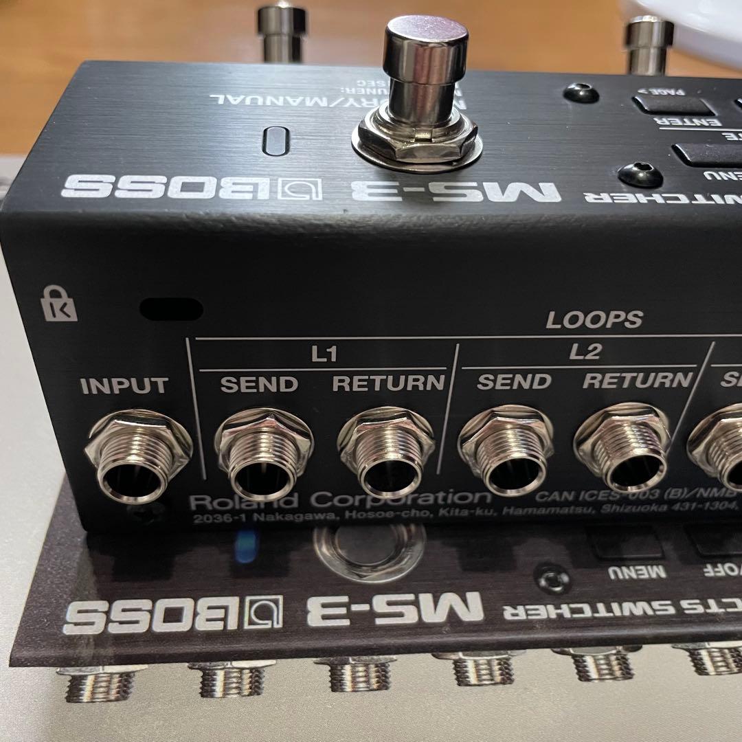 BOSS MS-3 MULTI EFFECTS SWITCHER美品