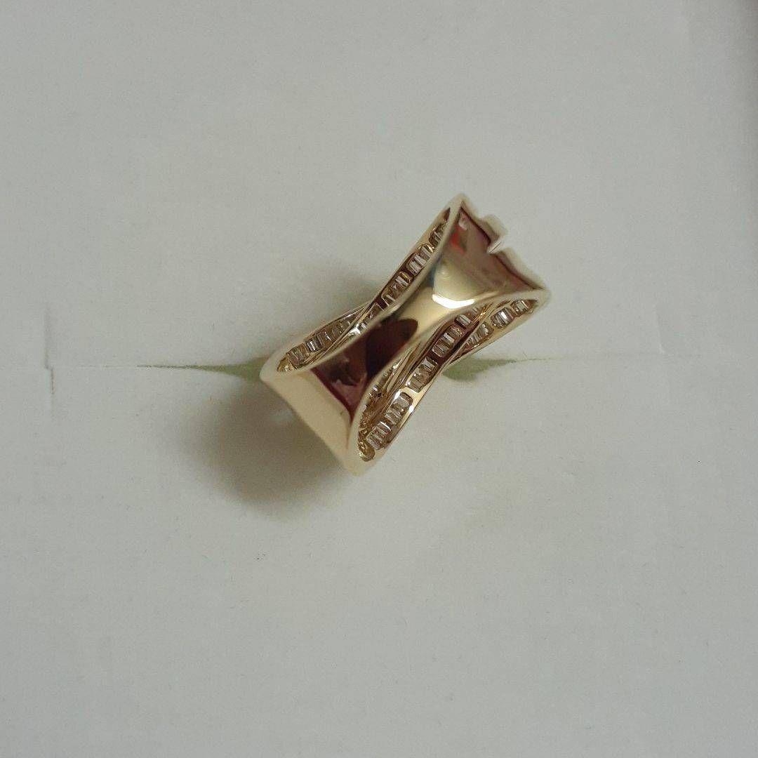 Ｋ１８ＹＧ ブラウンダイヤモンド リング 約１．００ct