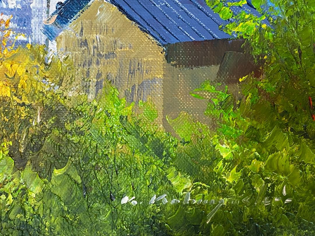 小林　幸三作　『神戸風景』　油彩画