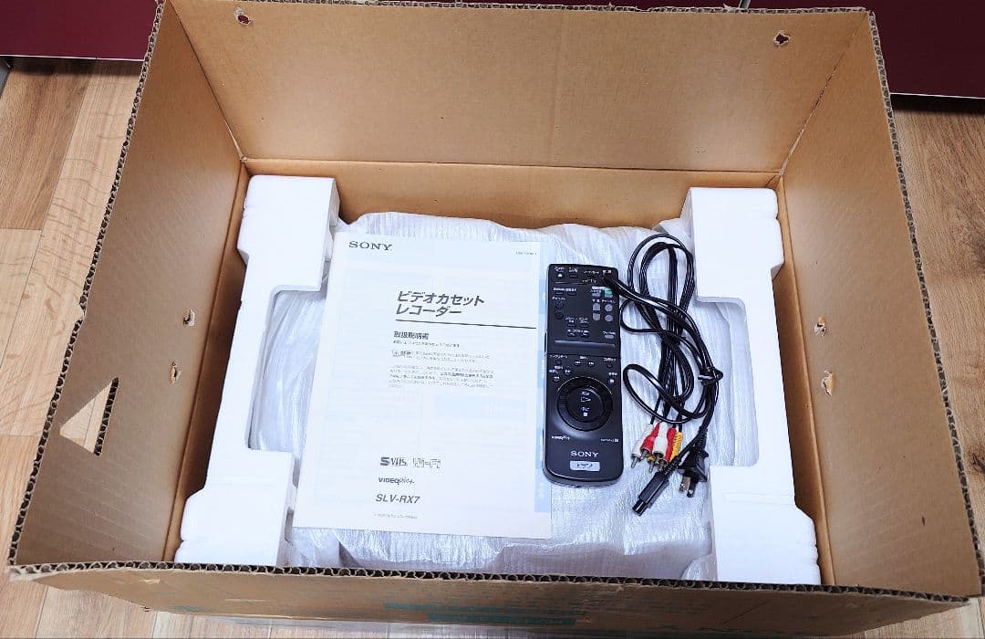 ★【未使用に近い】SONY SLV-RX7/ Super VHS/再生確認済み】