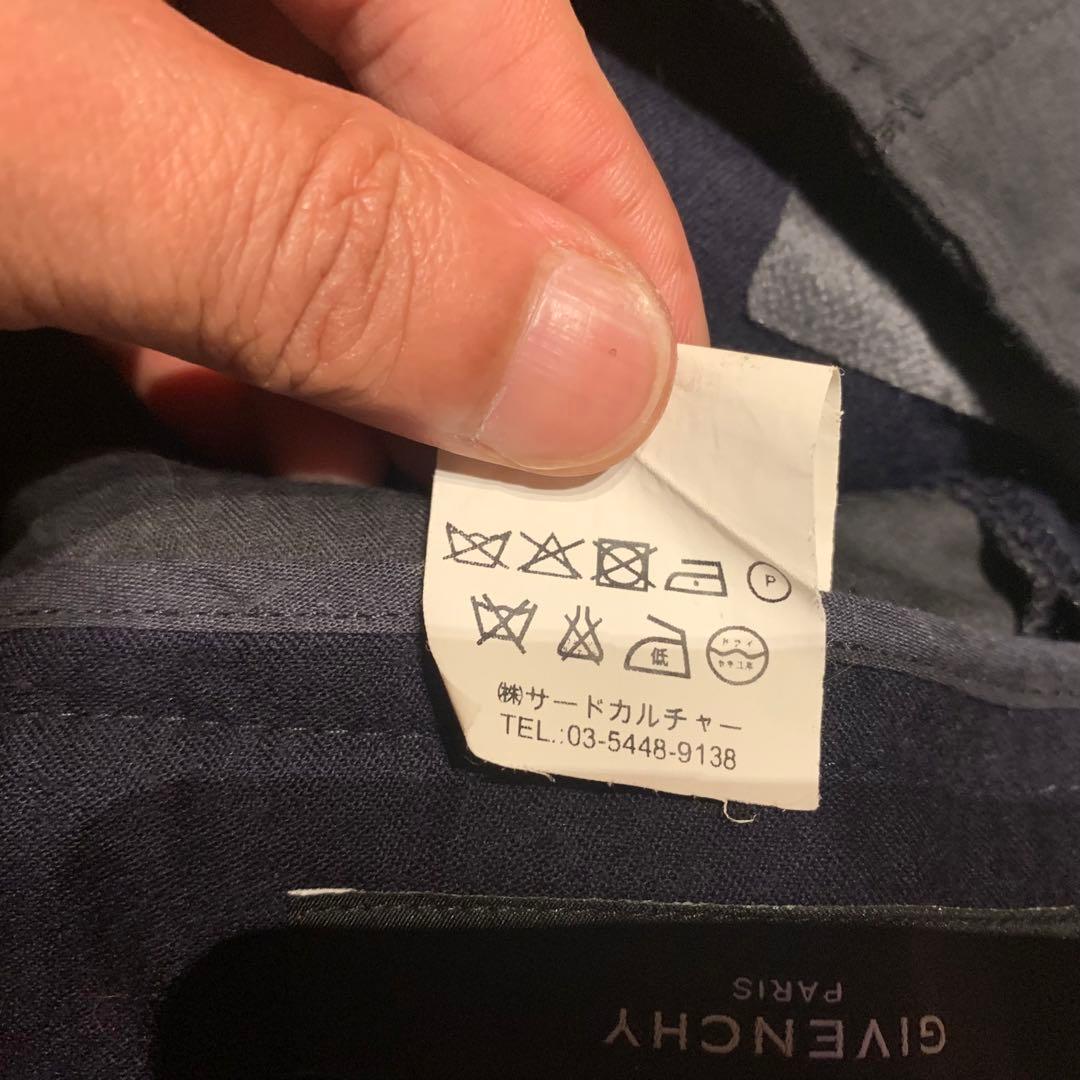 GIVENCHYサルエルウールスラックス44 リカルドティッシ期