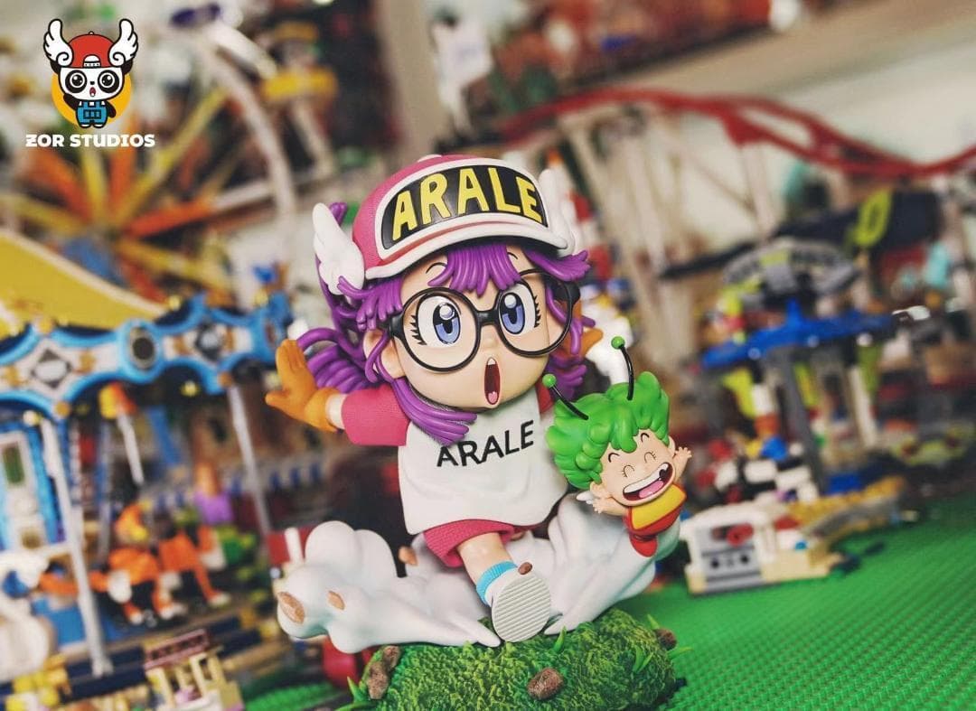 Dr.スランプ アラレちゃん 走る ガレージキット 塗装済み完成品 フィギュア
