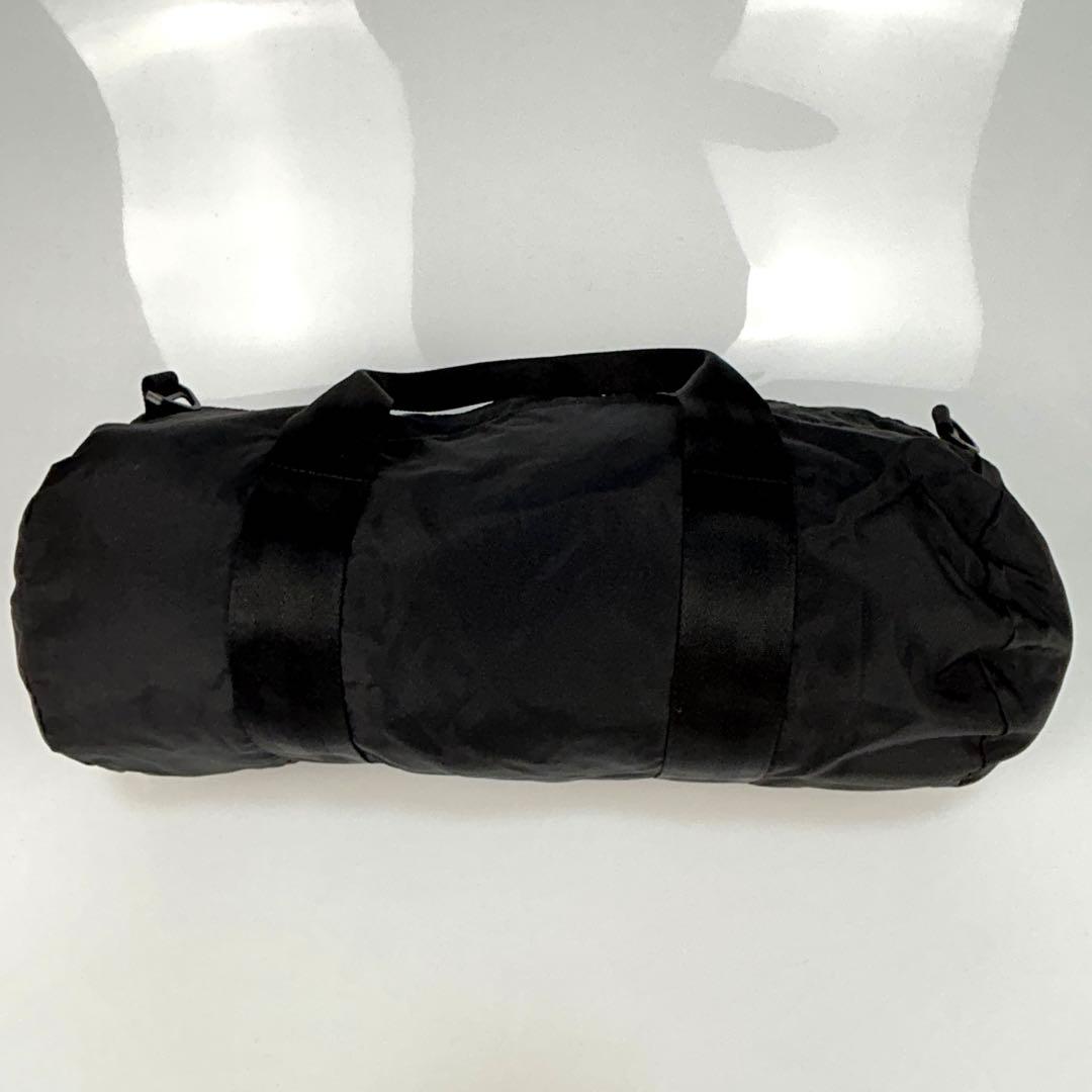 【美品】エルベシャプリエ　ボストンバッグ　黒　2way クロスボディ