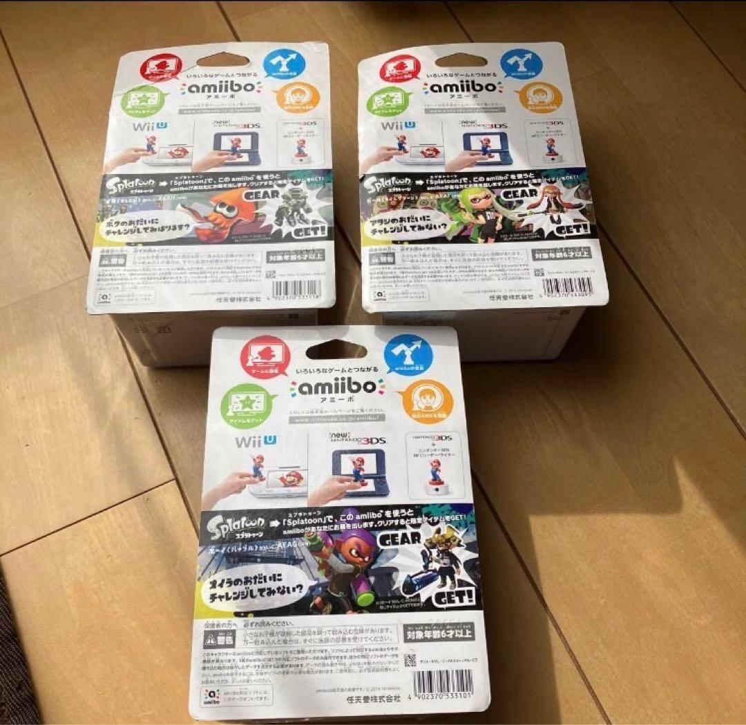 未開封　スプラトゥーン3 対応　19種類　amiibo 全種類