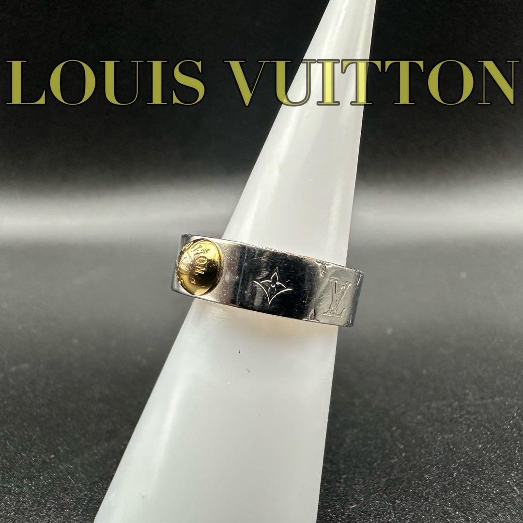 美品✨　ルイヴィトン　リング　指輪　M00216　ロゴ　刻印　1340