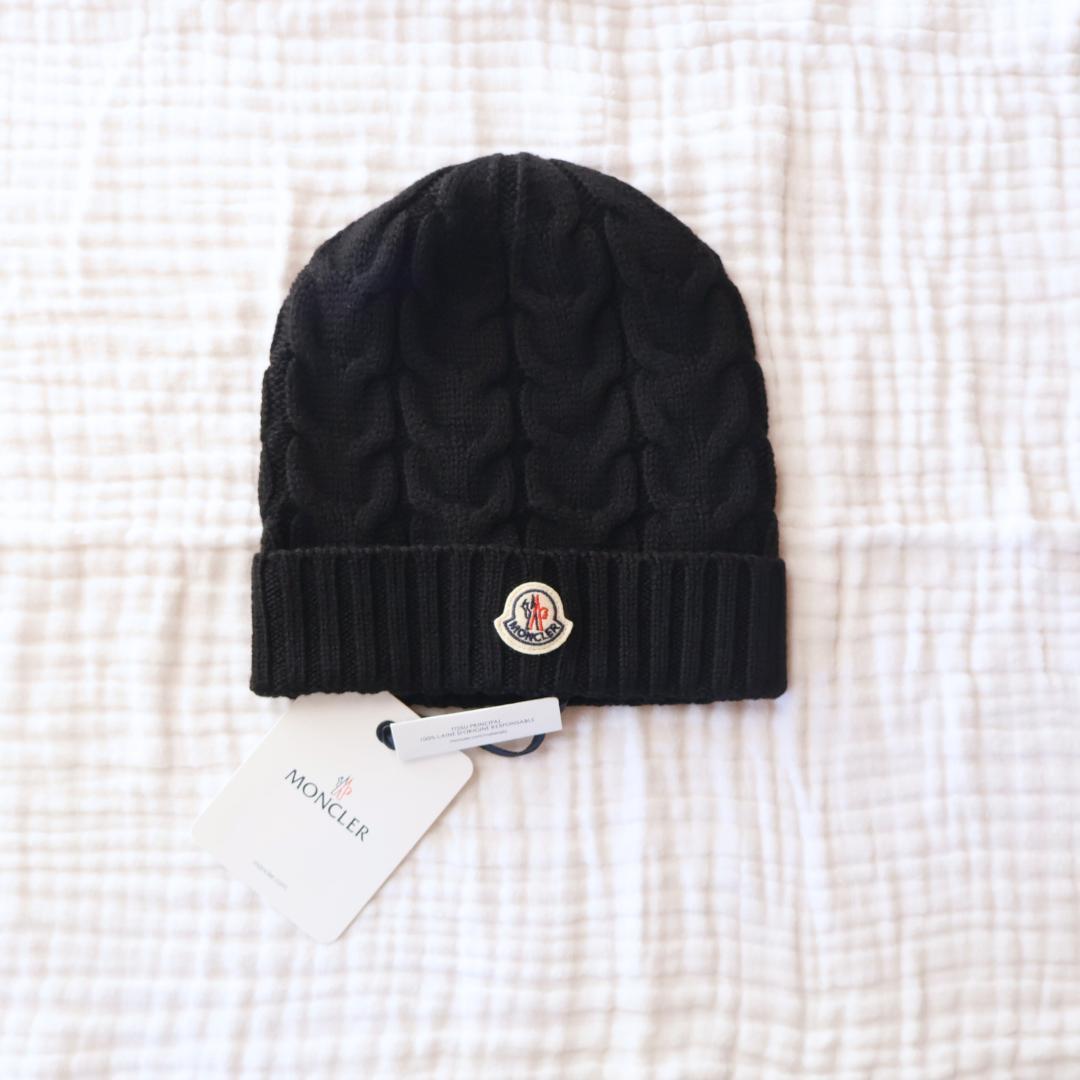 Moncler モンクレール ニット帽　新品　未使用　タグ付　ブラック