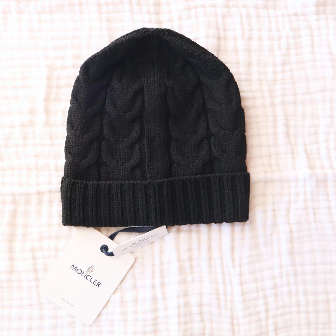 Moncler モンクレール ニット帽　新品　未使用　タグ付　ブラック
