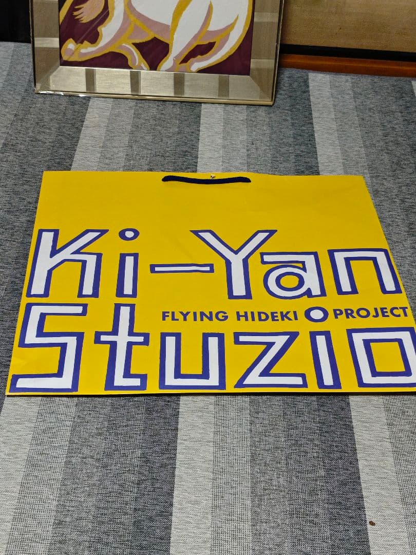[新品未使用]キーヤンのウマの額縁 トートバッグ ステッカー おまけ