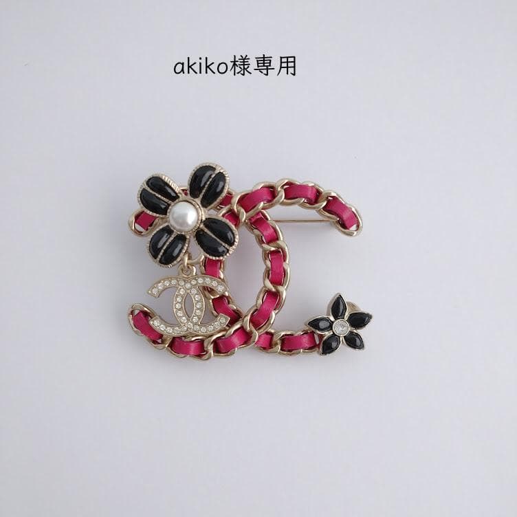 CHANEL フラワーモチーフ ブローチ