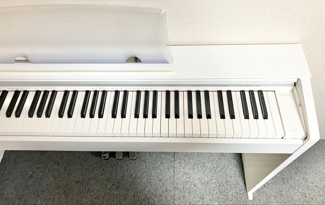 【美品】CASIO 電子ピアノ PX-770WE【無料配送可能】