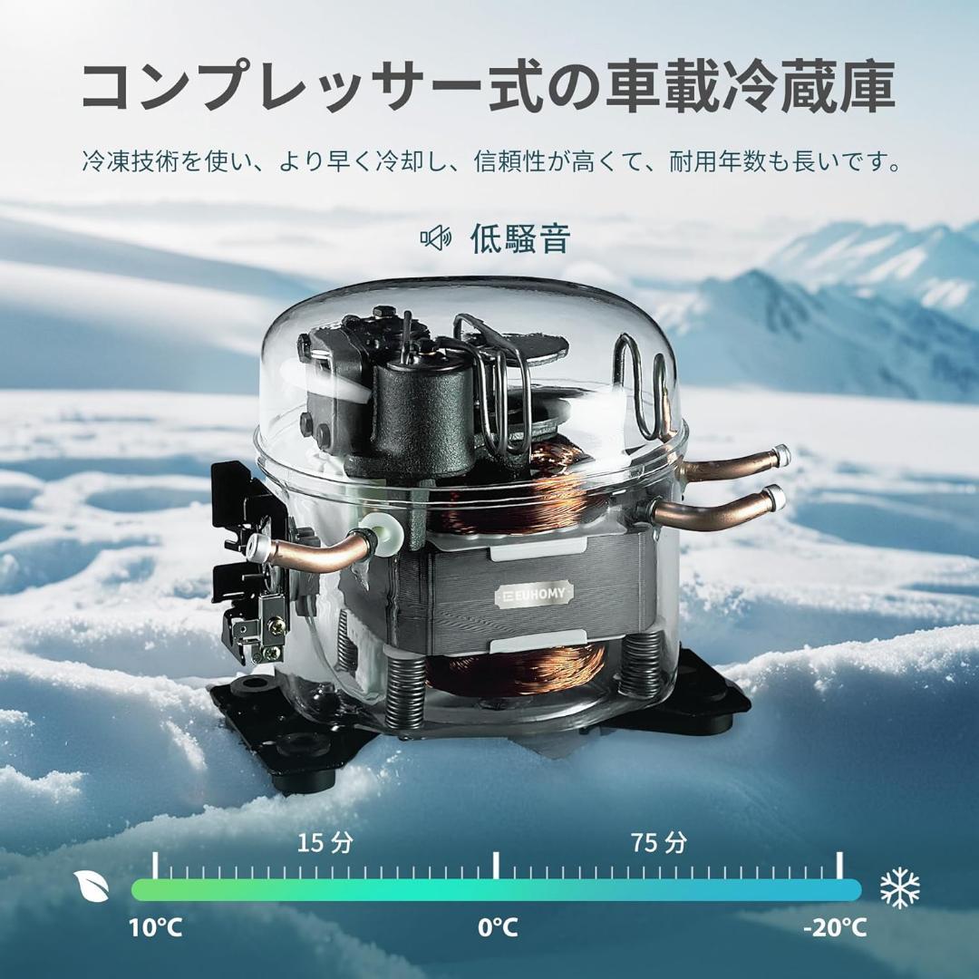 【新品・未使用】車載冷蔵庫 コンプレッサー式 -20℃〜20℃　最新モデル
