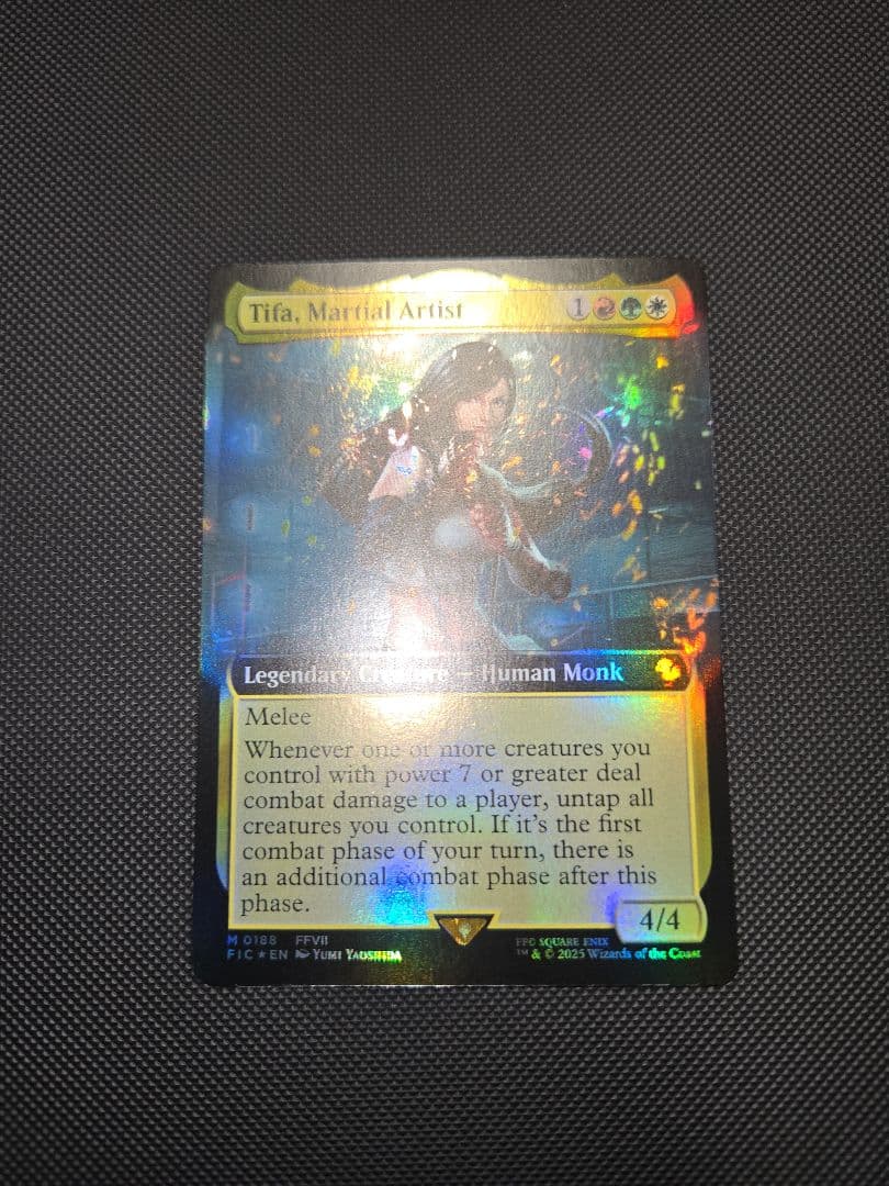 ラスト一枚【Foil】(188)■拡張アート■格闘家、ティファ　希少　限定品
