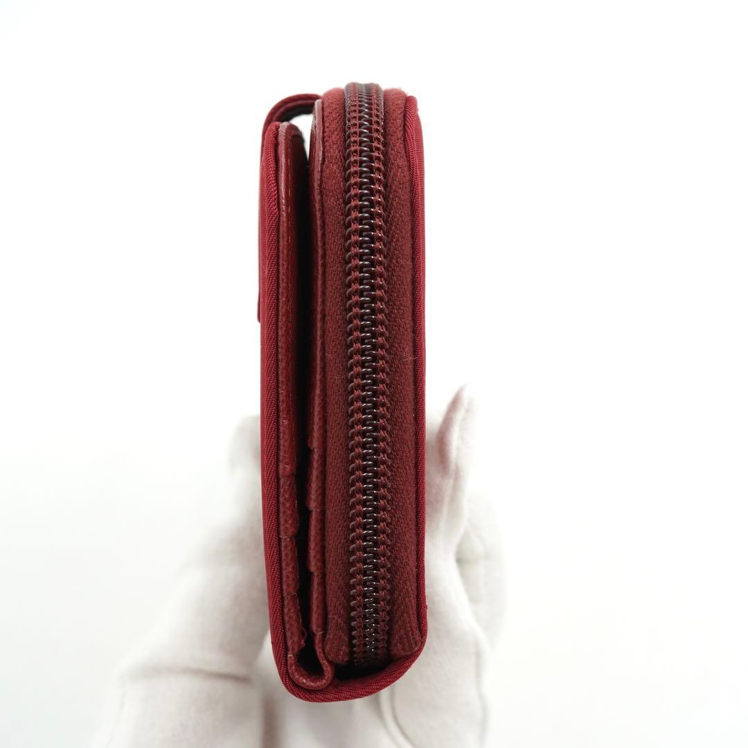 ✨新品未使用✨　プラダ　ミニ財布　二つ折り　三角プレート　ナイロン　サフィアーノ
