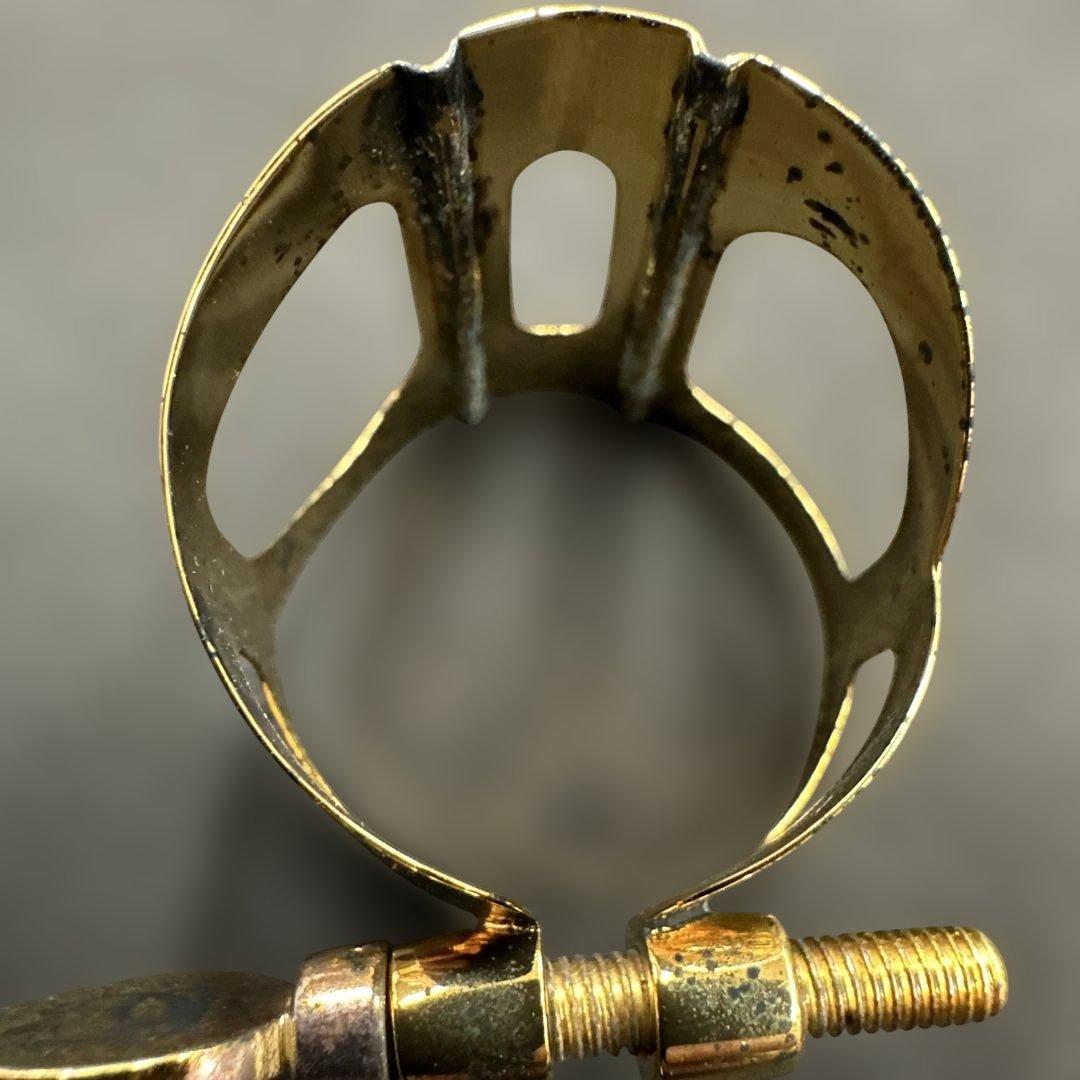 BG L11 ALTO サックスリガチャー ゴールドメッキ