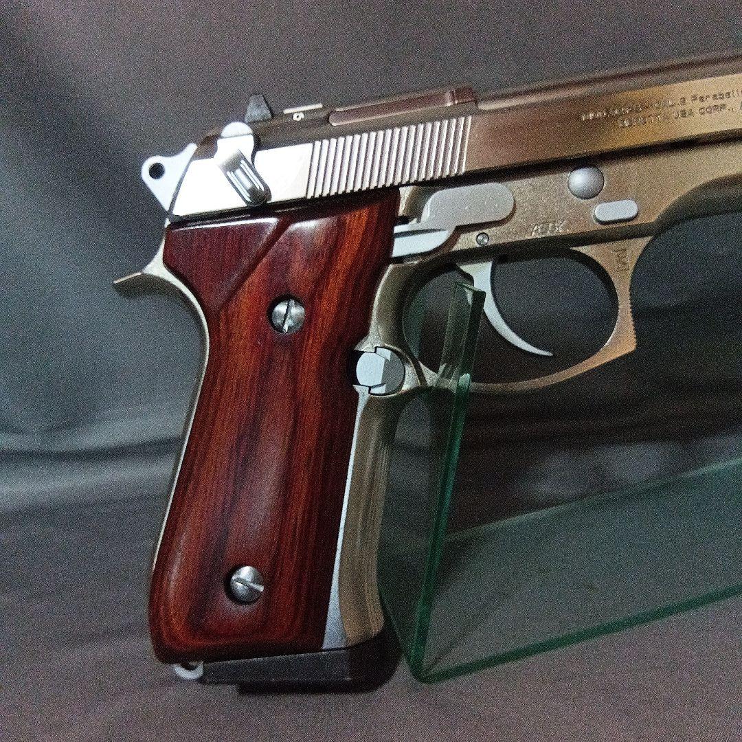 良*で様 WA ベレッタ M92FS スーパーバージョン　アイノックス　木製グリ