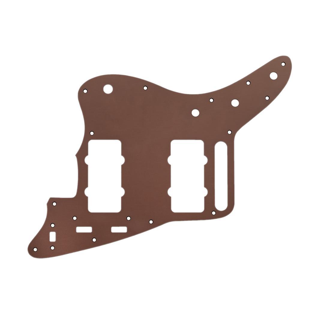 ジャズマスター(ギター)アノダイズドピックガード Bronze Brown 銅茶