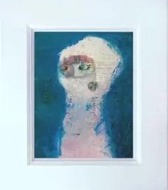油絵 菅家令子 絵 絵画 インテリア F6-080215 人物 女性像