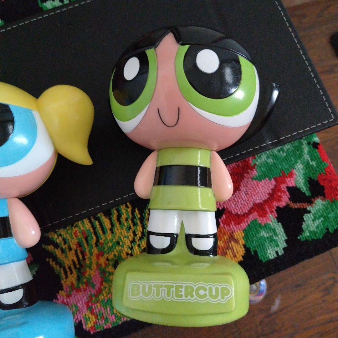 レア ★パワーパフガールズ 貯金箱 3体セット フィギュア