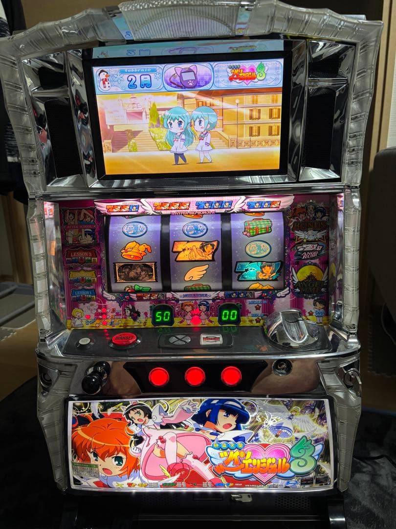 ツインエンジェル3 マイスロ有りスロット実機　値下げ可能　つじまるこページ