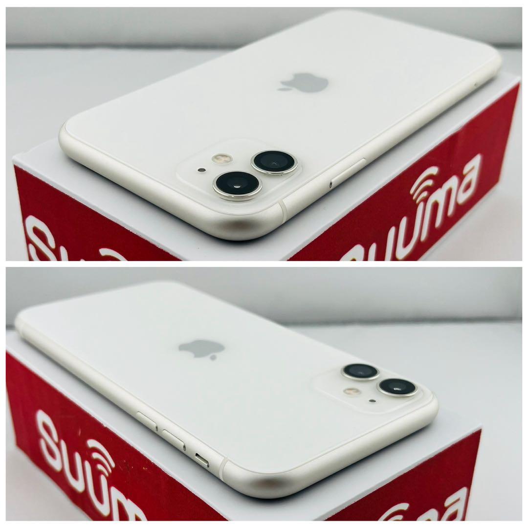 S 100% iPhone 11 64 GB SIMフリー ホワイト 本体
