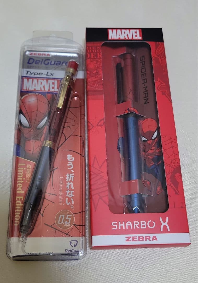 新品　スパイダーマンシャーボＸ&デルガードType-LX0.5