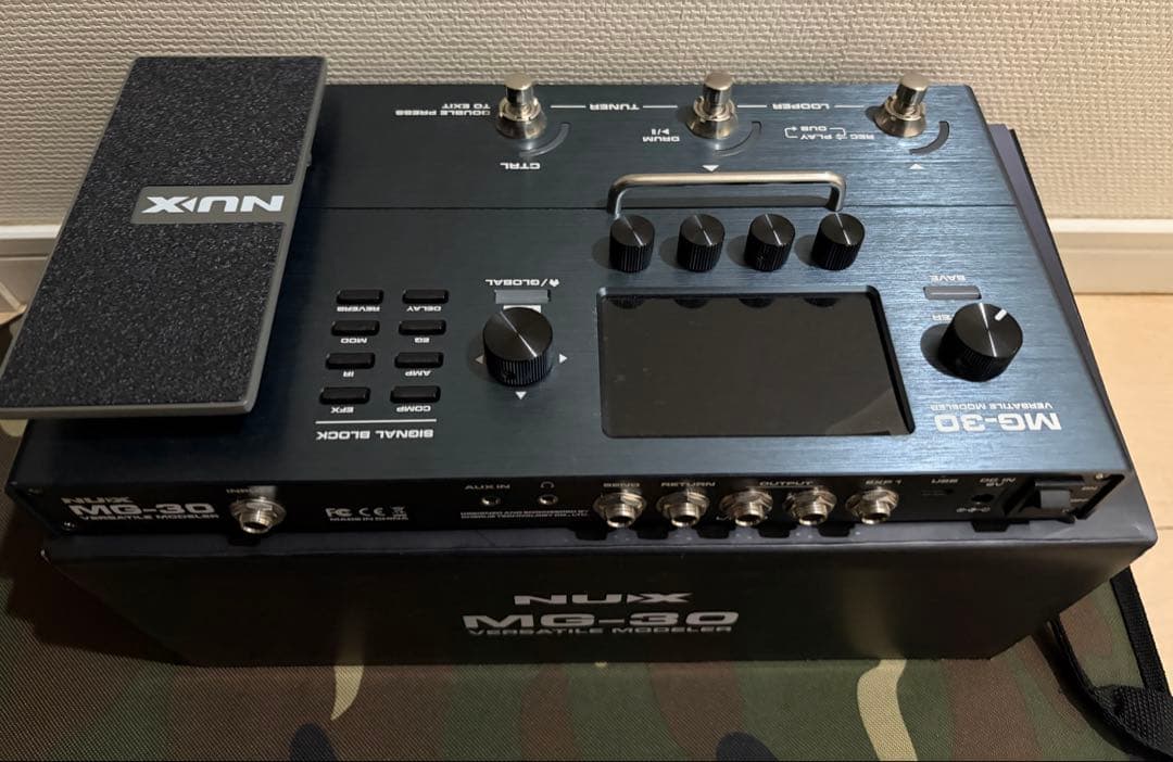 NUX MG-30 マルチエフェクター　美品　ほぼ新品　ギター　エフェクター