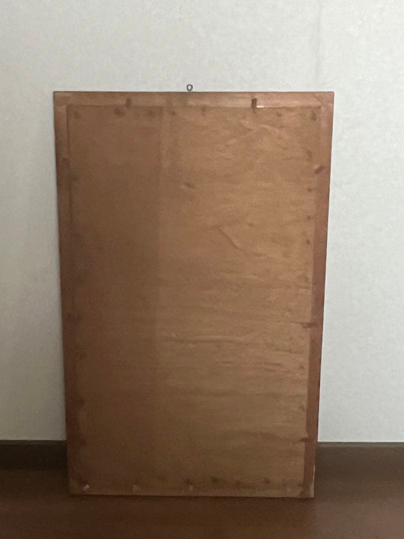昭和レトロ 絵画 虎の掛け軸風 額入り アート 骨董品 インテリ