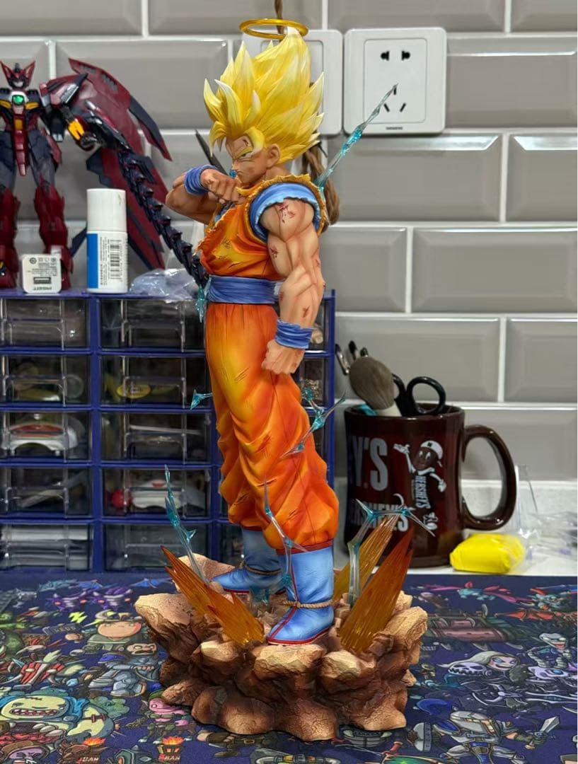 ドラゴンボール 孫悟空 ガレキ ガレージキット スタチューX③⑤②