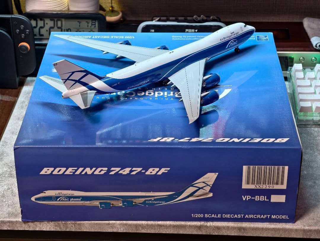 航空機・ヘリコプター JCwings 747-8F 1/200 AirBridgeCargo