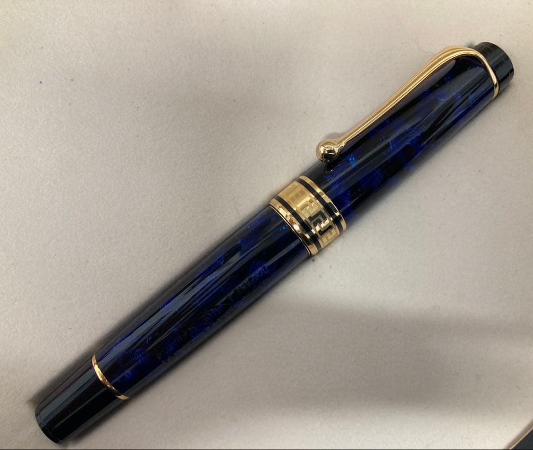 AURORA アウロラ　万年筆 オプティマブルー 14k 極美品